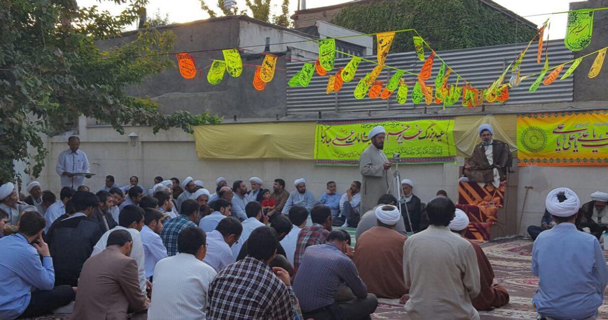 جشن روز عید غدیر سخنرانی استاد تقوی در جمع علما و روحانیون مشهد مقدس